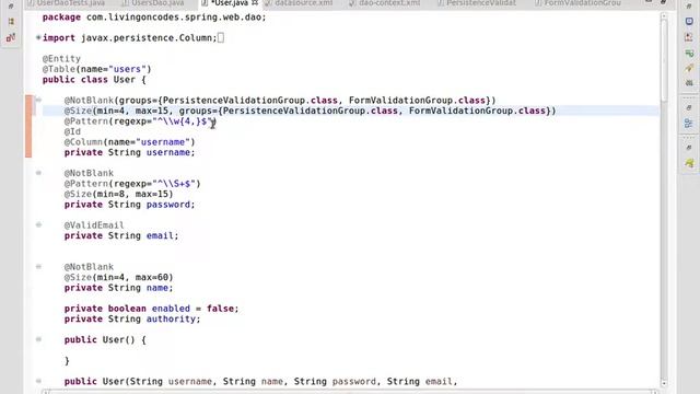 138 Java Spring-Validation Groups and Password Encryption смотреть онлайн