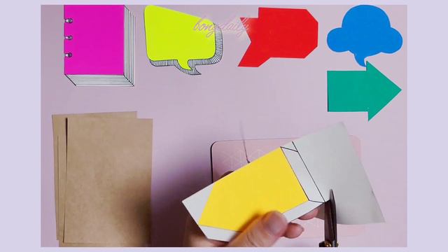 How to make a variety of pretty memo cards calligraphy art diy смотреть онлайн