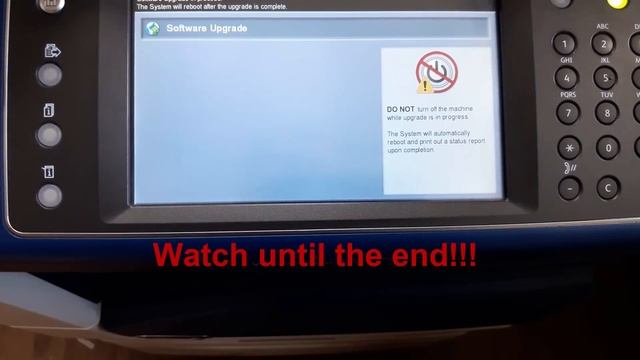 How to Install Firmware on Xerox WorkCentre 7525/7530/7535/7545/7556/7830/7835 from USB Flash смотреть онлайн