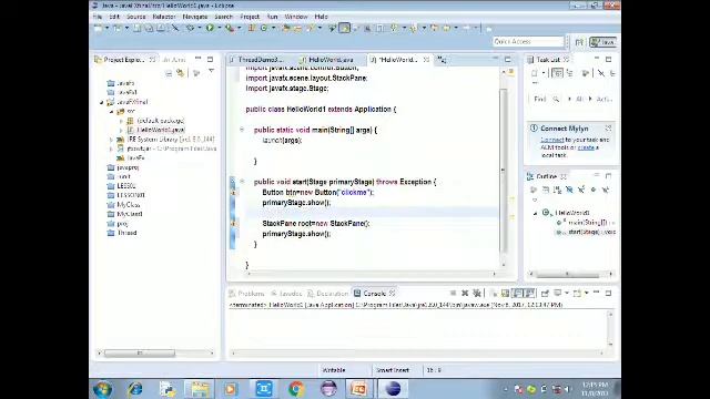 Java Tutorial in Tamil-46:JavaFx examples смотреть онлайн