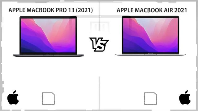 APPLE MACBOOK PRO 13 INCH 2021 VS APPLE MACBOOK AIR 2021 смотреть онлайн