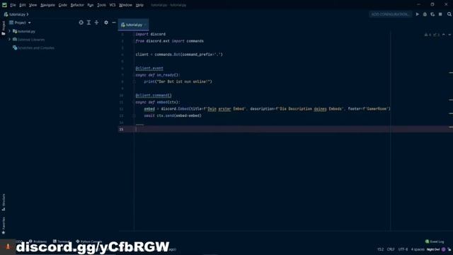 Discord.py Tutorial #01 | Embed ? смотреть онлайн