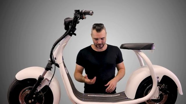 THE HARLEY DAVIDSON OF ELECTRIC SCOOTERS!! Phat Scooter Phatty Sport Review, Ride смотреть онлайн