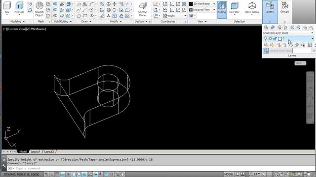 Tutorial Autocad - Pieza Isométrica en 3D смотреть онлайн