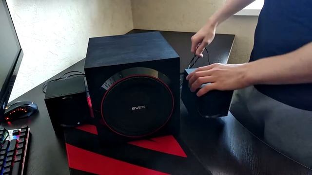 Распаковка и обзор на Колонки Sven MS-1080 смотреть онлайн