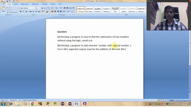 E-Record , Programming in Java lab , Experiment 1 смотреть онлайн