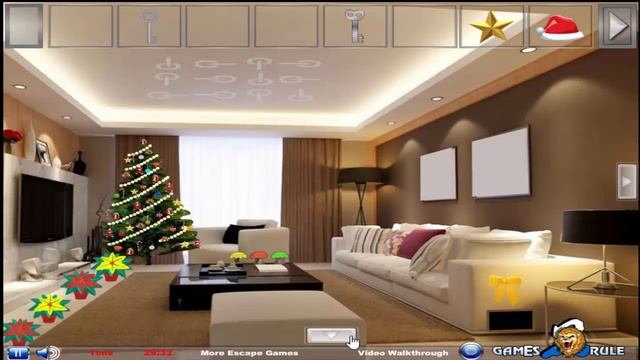 Christmas House Santa Rescue walkthrough Games2rule смотреть онлайн