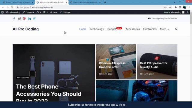 How to make blinking menu in wordpress | Create highlighted callout in WordPress menu смотреть онлайн