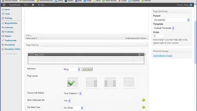 Magee Wordpress Theme Blog List Page Builder смотреть онлайн