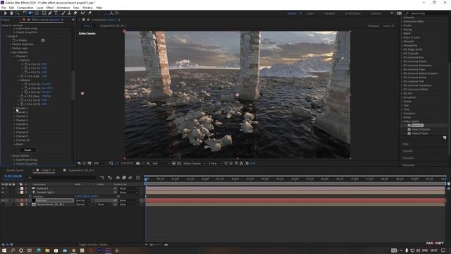 How To Composite A 3D Environment Inside Element 3D II After Effect II Tutorial