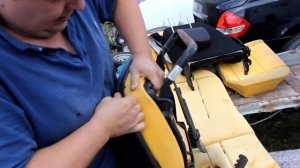 Сборка нижней части переднего сидения Приора