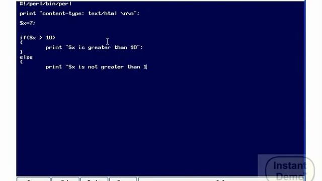 PERL If and If else Statements смотреть онлайн