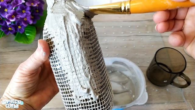 Ваза своими руками из подручных средств ✔️DIY Flower Vase смотреть онлайн