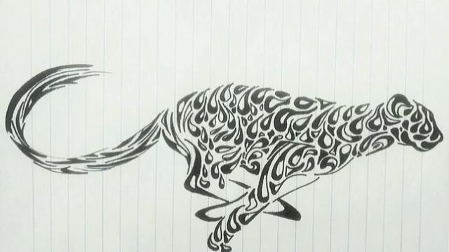 Рисунок от Елены Камелиной ,,Гепард" смотреть онлайн