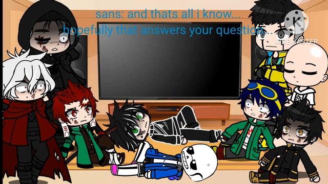 Fandoms React to [Sans Undertale] (Pt 1) смотреть онлайн