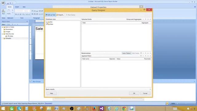 SSRS Tutorial Part 112-How to Create Table Report from Scratch in Report Builder смотреть онлайн
