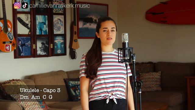 Blinding lights ukulele cover - The Weeknd | Camille van Niekerk смотреть онлайн