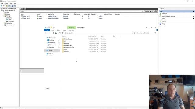 How to add a Cluster Shared Volume in Windows Server 2019 смотреть онлайн