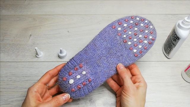 НЕСКОЛЬЗЯЩИЕ носки.  Укрепляем подошву и пятку носка. Средство STOP TOP и SOCK-STOP?КлубокЖеланий