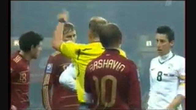 Аршавин желтая карточка за отмашку смотреть онлайн