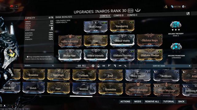 Warframe God Tier Inaros build guide (7.5khp)(Sacrifice Update) смотреть онлайн