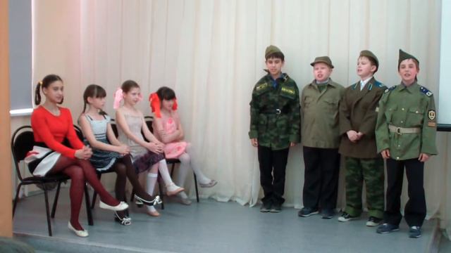 Инсценирование военной песни. Гимназия № 89 г. Саратов смотреть онлайн
