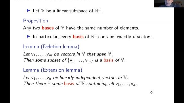 Linear Algebra, Lecture 2 (part 2) смотреть онлайн