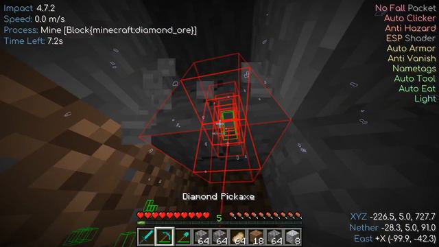 Minecraft Baritone | Pathfinding and Mining смотреть онлайн