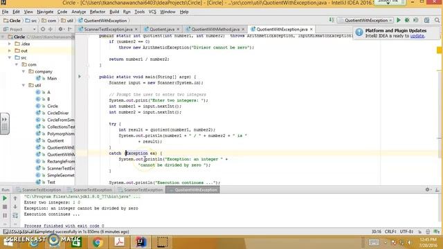 CSC201 Chapter12 ExceptionHandlingAndTextIO Part3 смотреть онлайн