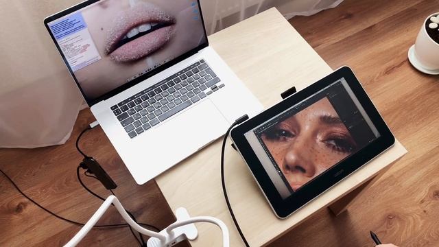 Графический планшет wacom one с дисплеем для ретуши. Обзор ретушеру. смотреть онлайн