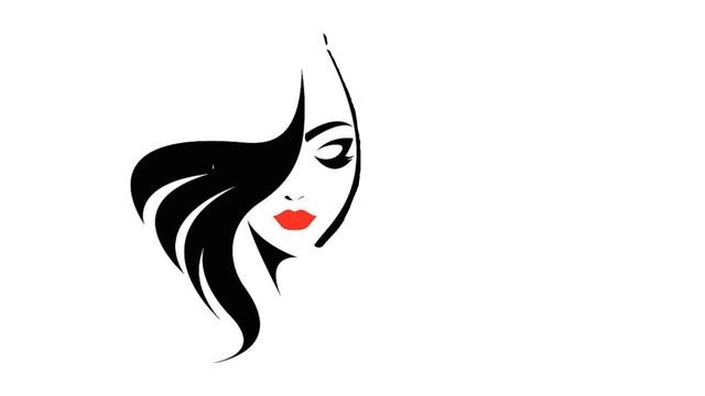 Футаж. Портрет девушки. Быстрая беспредметная прорисовка на белом фоне смотреть онлайн