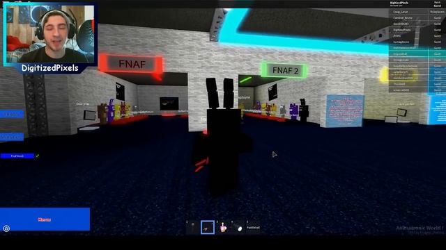 REACTING TO ALL THE VOICES OF FNAF Roblox Animatronic World смотреть онлайн