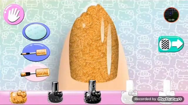 Я играю в игру маникюрный солон холло кити
