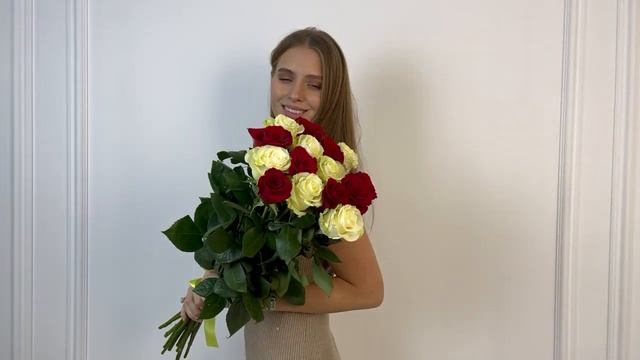 Купить 15 роз Букет №2 на FlowBeri ru смотреть онлайн