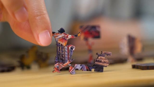 Unidragon | Деревянный Пазл | City | Саграда Фамилия | Фигурный Пазл смотреть онлайн