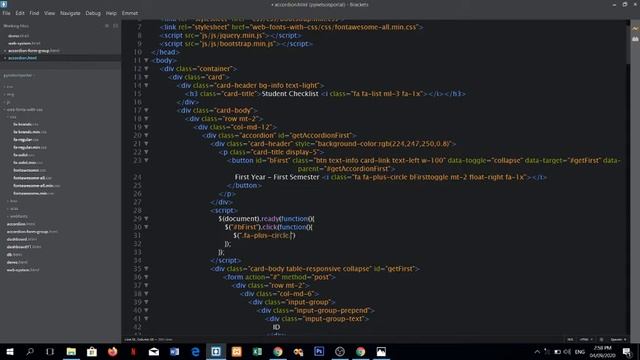 HOW TO USE ACCORDION CLASS FROM BOOTSTRAP PLUS JQUERY - P6 смотреть онлайн