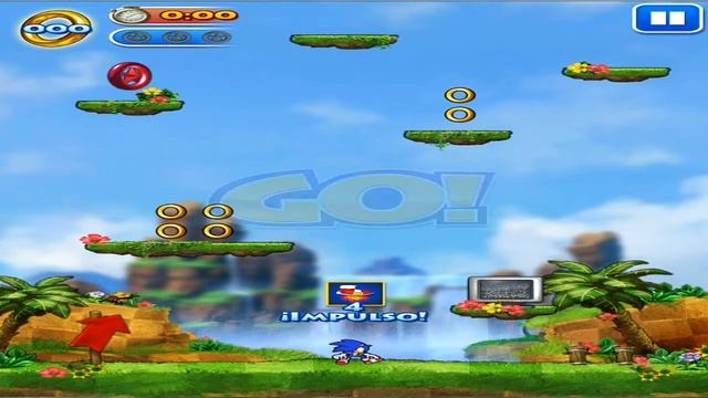 Sonic Jump, Gameplay (Iphone / Android) смотреть онлайн
