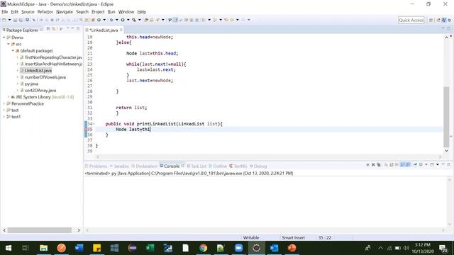 Internal Implementation of Linked List - JAVA, Collections, Collection смотреть онлайн