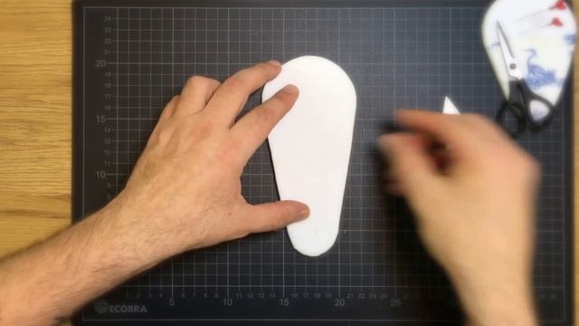 Making a scissor case to protect my sewing scissors | no talking , relaxing music | смотреть онлайн