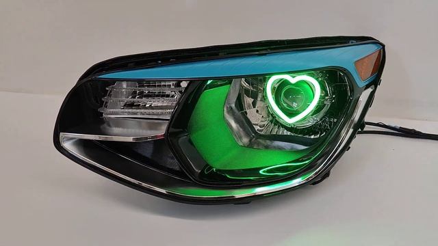 2014 - 2019 Kia Soul bi-led projector retrofit with Circuit Demon heart halos! смотреть онлайн