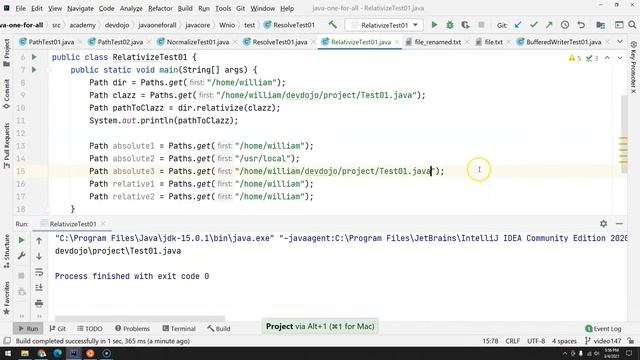 148 - Utility Classes - NIO pt 05 - Relativize смотреть онлайн
