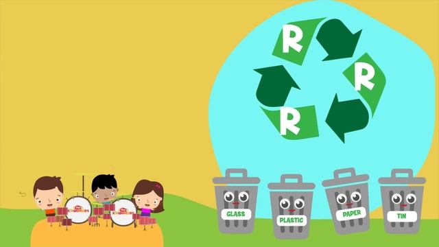 Reduce Reuse Recycle Song For Kids |  Earth Day Songs For Children | The Kiboomers