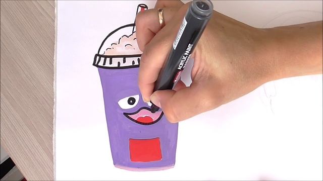 drawing grimace shake from MacDonalds #fyp #drawing #art #grimaceshake смотреть онлайн