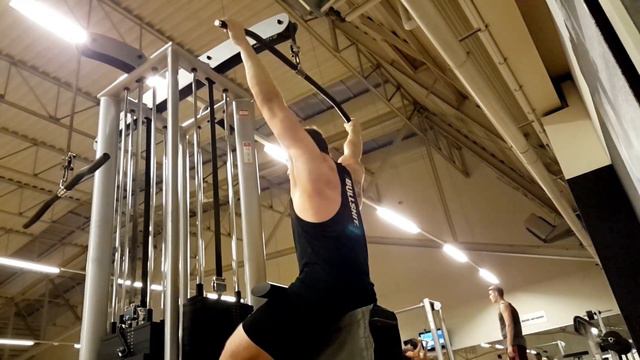 20150828 Lat Pulldown Behind Head 209 Lbs / 95 Kg X 9 3/4 Reps