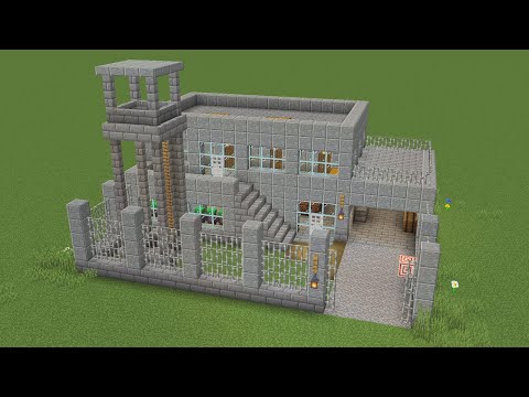 Майнкрафт- Как построить военную базу выживания. Minecraft. смотреть онлайн