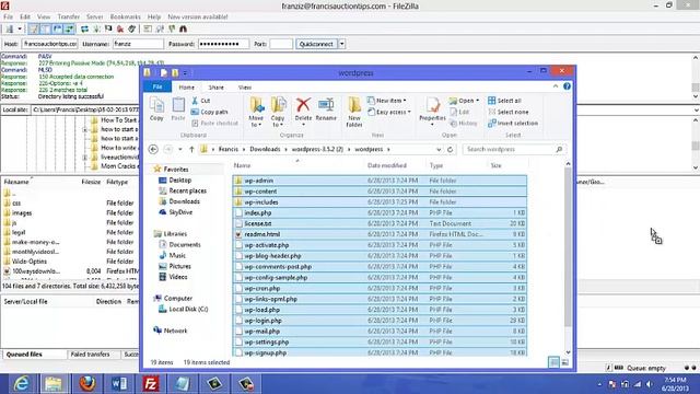 WordPress Installation Tips And Tricks Part 3 - Uploading WP Files with FTP смотреть онлайн