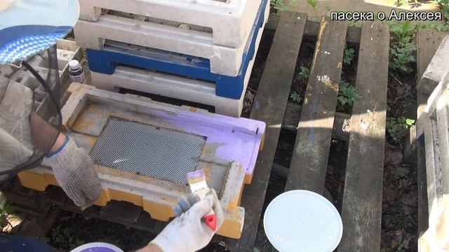 Дешевая краска для ульев ППС. смотреть онлайн