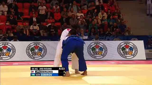 Rishod Sobirov(UZB) - Ebinuma Masashi(JAP) WORLD JUDO CHAMPIONSHIP ASTANA 2015 смотреть онлайн