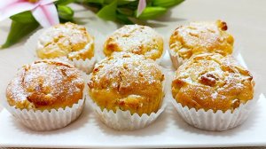 Вкуснее чем шарлотка! Очень пышные и нежные кексы с яблоками !