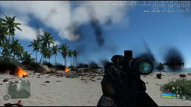 Crysis tank and barrel explosion смотреть онлайн